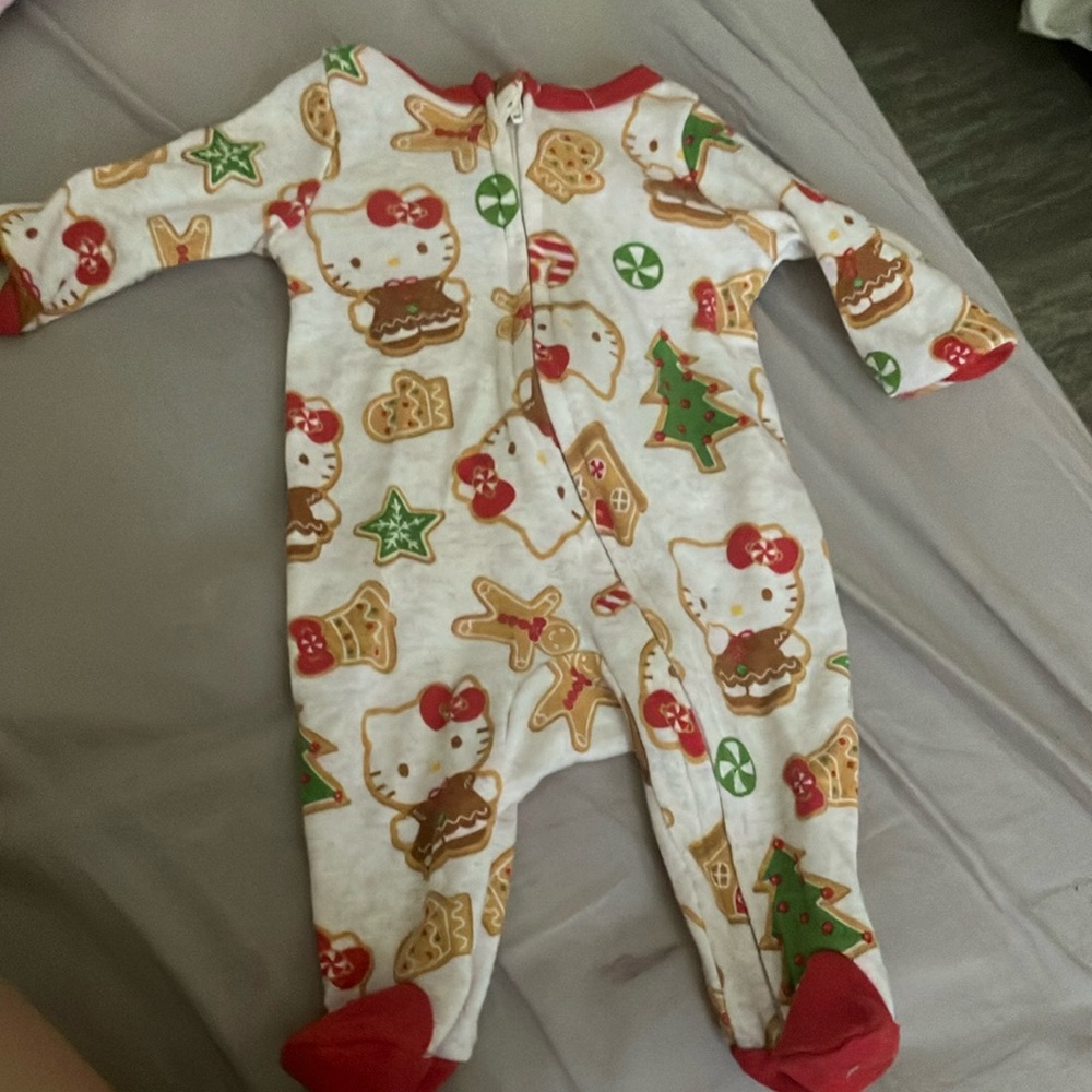 Hello Kitty Holiday Kids One Piece - Red and White